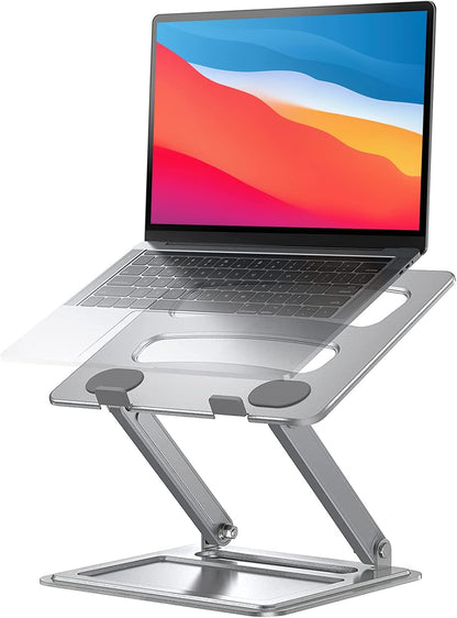LORYERGO Adjustable Laptop Stand, Portable for 17.3inch Laptops, Holds Up to 17.6lbs, Ergonomic Posture & Heat Dissipation