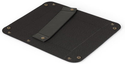 Londo Leather Tray Organizer - Practical Lightweight Water Resistant Computer Table Desk Storage Box for Wallets, Watches, Keys, Coins, Cell Phones and Office Equipment