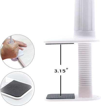 Cell Phone Holder, Universal Lazy Bracket Mobile Phone Stand, Flexible Gooseneck Long Arm Clip (White)