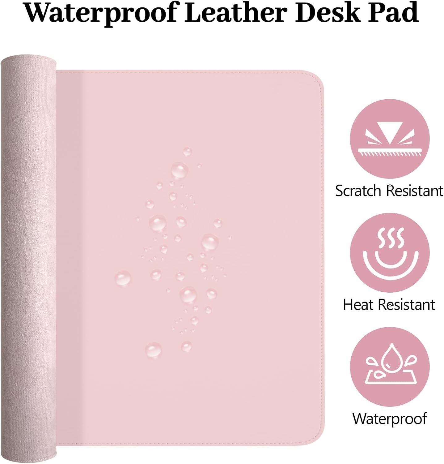 Green Desk Pad and Keyboard Wrist Rest, 3in1 Mousepad + Keyboard Wrist Rest+Mouse Wrist Rest for Home Office Table Computer Cover. (31.5×15.7,Green)