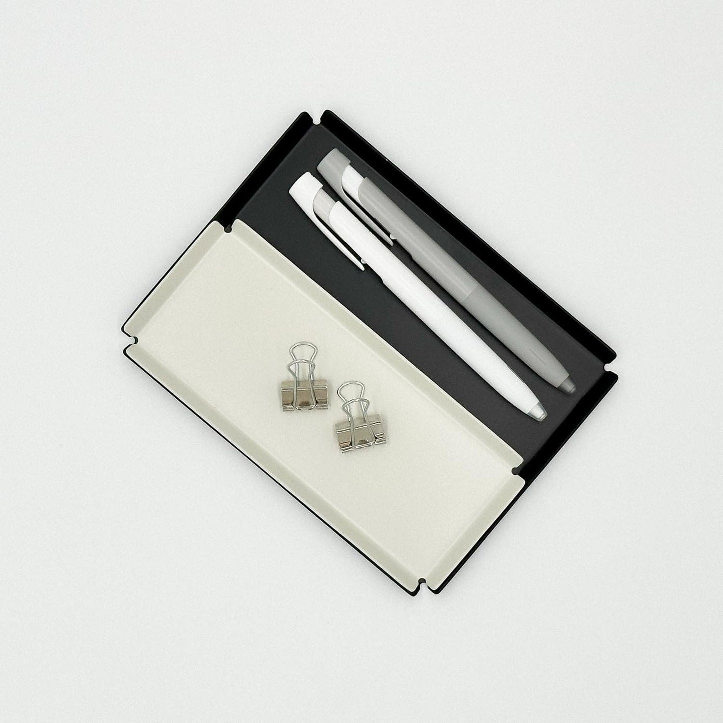 Aluminum Organizer Tray for Desk & Entryway - Minimalist Metal Catchall for Keys, Jewelry, Wallet | A7 Tall, Azure | by PROGETTO2.70