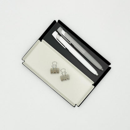 Aluminum Organizer Tray for Desk & Entryway - Minimalist Metal Catchall for Keys, Jewelry, Wallet | A7 Tall, Azure | by PROGETTO2.70