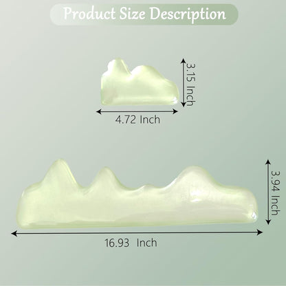 Gel Wrist Rest for Keyboard and Mouse Square Blue Plaid Clear Keyboard Wrist Rest Transparent Ergonomic Cute Checkered Mouse Wrist Pad Silicone Non-Slip Support for Computer Laptop Gaming Home Office