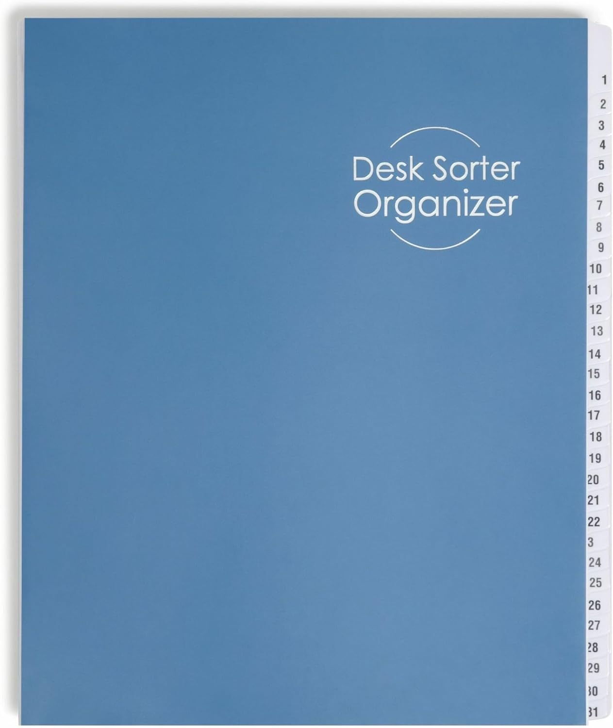 Smead Expandable Desk File Sorter, Alphabetical A–Z Organizer, 20 Laminated Index Dividers, Letter Size, Rosewood (89214)