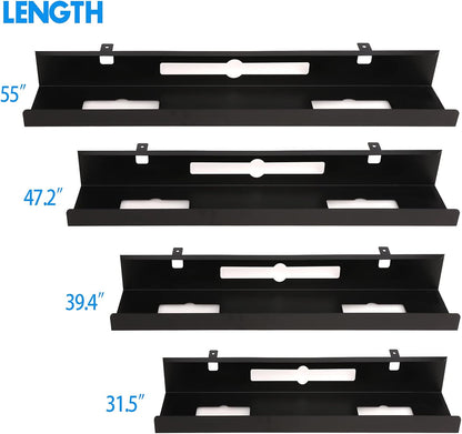 AIMEZO 31.5Inch Heavy Duty Steel Cable Management Tray - Under Desk Wire Management Organizer Computer Cord Raceway