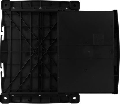 Kantek Single-Level Monitor Stand, 17" X 13.25" X 3" To 6.5", Black, Supports 50 Lbs