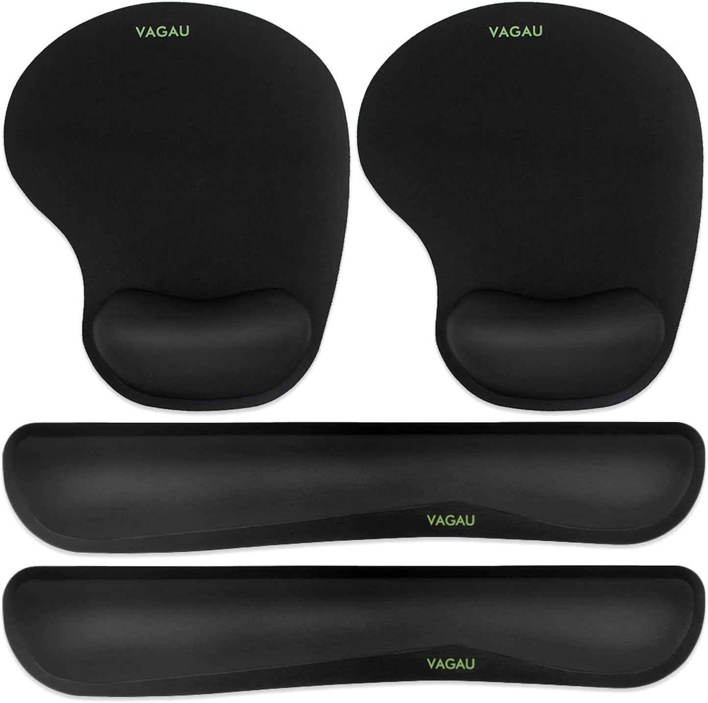 Comfy Mee Premium Memory Foam Keyboard and Mouse Wrist Rest Pads Set- for Comfortable Typing &Wrist Pain Relief (Pack of 2)