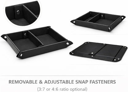 UnionBasic Medium Valet Tray, Jewelry Tray for Rings Watches Earrings, Entryway Catchall Caddy for Coins Keys Change, Nightstand Bedside Valet Holder, Trays for Electronic Gadgets, Candy Pink Plus - Colors A
