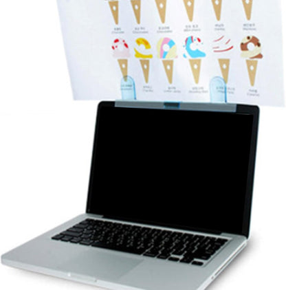 Document Holder Clip for Laptops Desk Monitors Document Holder Clip Copy Holder for Typing Monitor Note Organiser