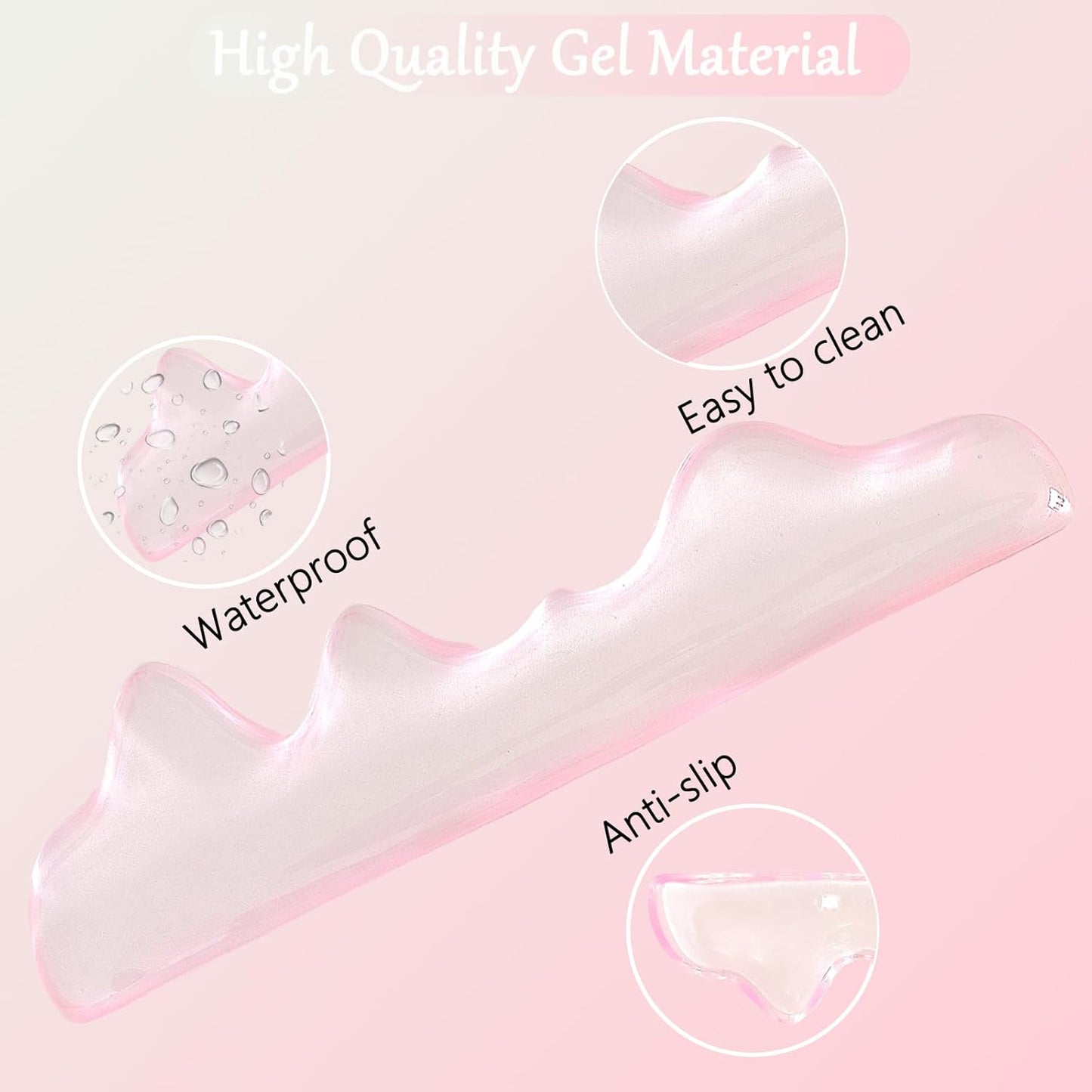 Gel Wrist Rest for Keyboard and Mouse Square Blue Plaid Clear Keyboard Wrist Rest Transparent Ergonomic Cute Checkered Mouse Wrist Pad Silicone Non-Slip Support for Computer Laptop Gaming Home Office