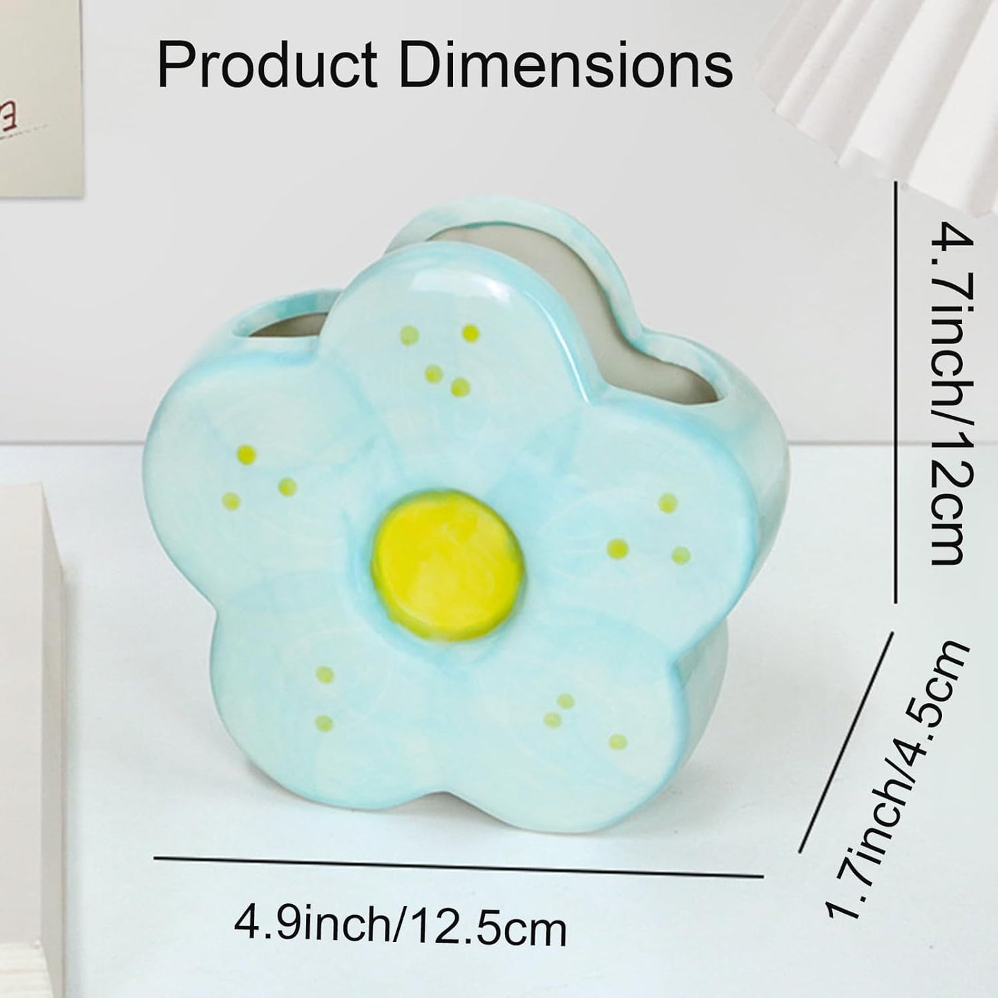 Pink Pencil Holder Pen Holder Office Desk Accessories Aesthetic Cute Flower Home Decor Makeup Brush Holder Vase Birthday Gifts for Women Vanity Toothbrush Holder Kawaii Kitchen Utensil Holder