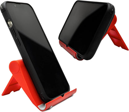 Adjustable Cell Phone Stand for Desk, Portable Phone Holder Compatible with Most iPhone, Samsung and Other Smartphones - Green