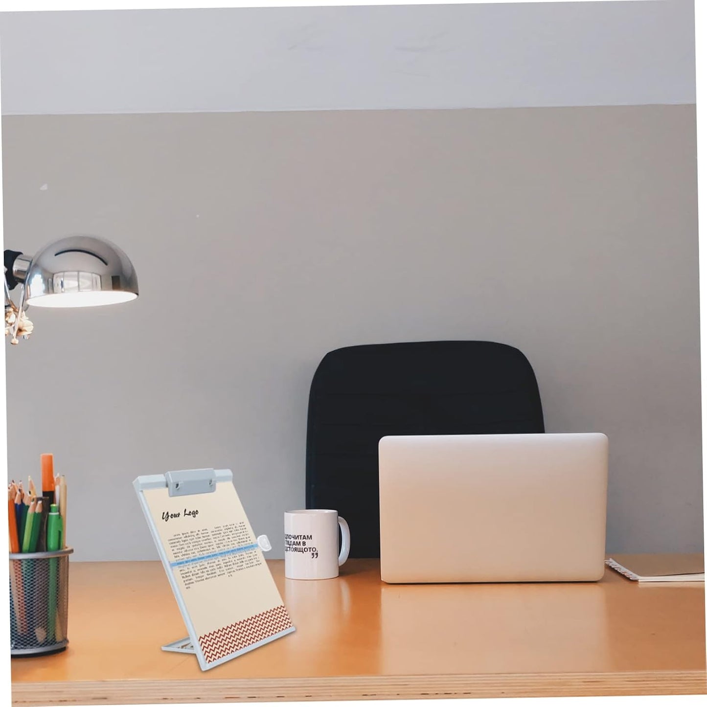 Adjustable Paper Holder Desktop Document Stand Lightweight Reading Holder for Books Magazines and Documents for Comfortable Typing and Reading Positions