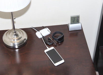Heaviest Cable Organizer on The Market! Compact and Weighted Desktop Cord Holder and Cable Organizer, Eco-Friendly Silicone, No Bad Smell, Bundled with 4 Reusable Cable Ties! (Black)