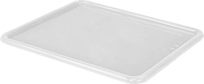 Storex Letter Size Flat Storage Tray – Organizer Bin for Classroom, Office and Home, Clear, 5-Pack (62531A05C), 10 x 13 x 3 Inches