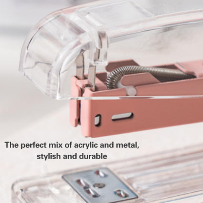 Office Desk Organizers, Rose Gold 13PCS Office Supplies and Accessories Desk organizer, Acrylic Stapler, Staple Remover, Clips, Scissor, Phone Holder, Pen, Pen Holder (Rose Gold)