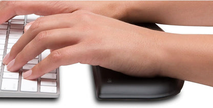 Kensington ErgoSoft Wrist Rest for Slim, Compact Keyboards, Black (K52801WW), 3.9 x 0.4 x 11.1 inches