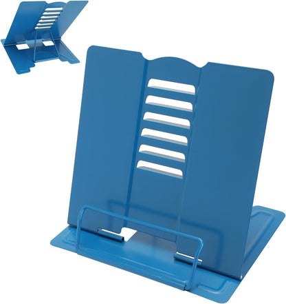 Camelmother Metal Book Holder Adjustable Book Stand for Reading