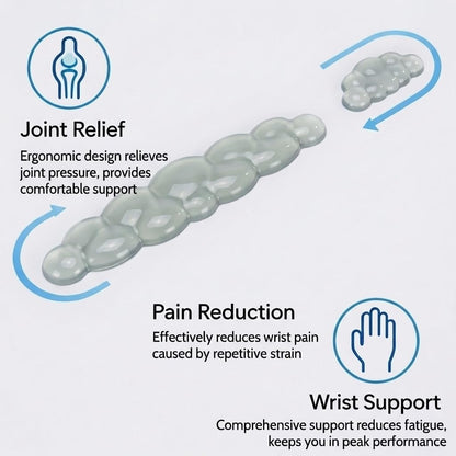 Ultimate Cute Ergonomic Wrist Rest – Instant Relief, Cloud-Like Comfort, Premium Silicone & TPU, Ultra-Soft, Durable, Gift-Boxed for Office, Study, Gaming & More
