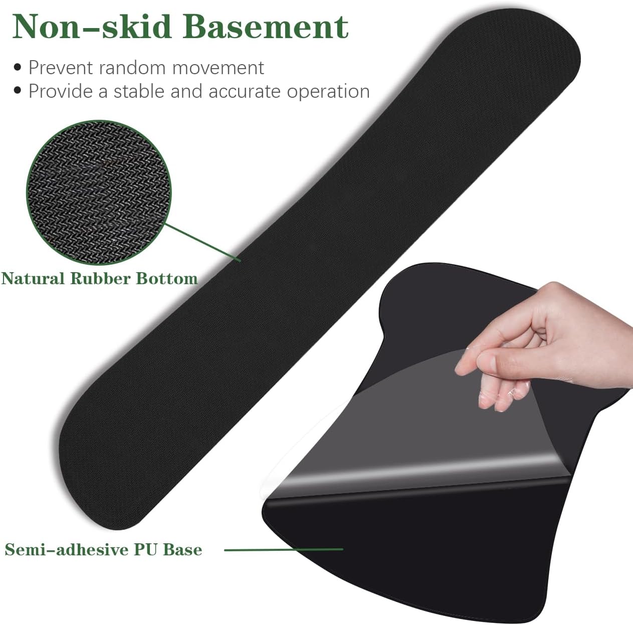 Ergonomic Wrist Rest Support for Mouse Pad and Keyboard Set, Comfortable Memory Foam Keyboard Pad and Soft Gel Mouse Pad, Easy Typing and Pain Relief for Gaming, Office, Laptop, Apricot