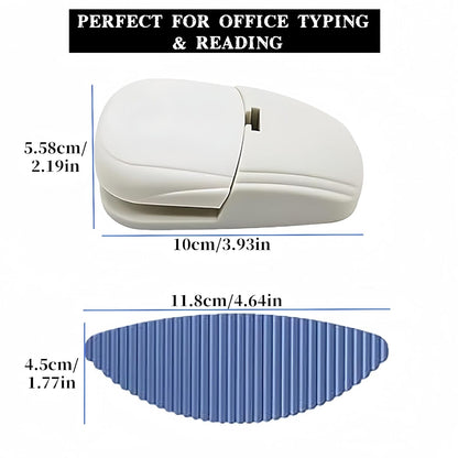 Document Holder for Typing,Portable Paper Stand with Non-Slip Base for A4 Paper,Compact Reading Clip Holder for Office Typing Reading