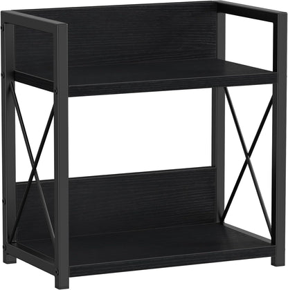 Giikin Countertop Shelf Organizer, 2 Tier Kitchen Spice Rack Organizer for Countertop, Wood Coffee Counter Shelf Organizer for Home (Bamboo, S)