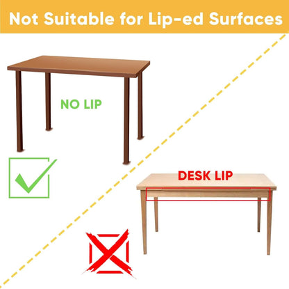 2 Pack Under Desk Hanging Drawer Slide Pull Out, Attachable Clear Acrylic Storage Tray, Easy Hidden Self Adhesive Mount Cabinet Shelf Holder for Tables, Home & Office, Counters, Workstation