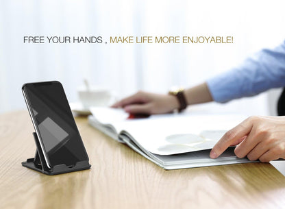MoKo 2PCS Phone/Tablet Stand, Desktop Holder for 4-11" Device, Fit with iPhone 17/17 Air/17 Pro/17 Pro Max, iPhone 16/Pro/Pro Max/Plus, iPhone 15/Pro/Pro Max/Plus, iPhone 14/Pro/Pro Max/Plus
