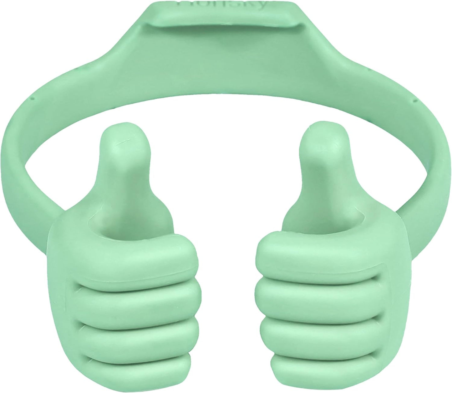 Honsky Thumbs-up Cell Phone Stand Holder,Tablet Stand Cradle for Desk Desktop Smartphone Cellphone Mobile Phone,Tablets - Universal, Adjustable Flexible,Blue