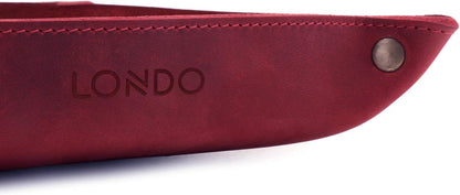 Londo Genuine Leather Tray Organizer - Practical Lightweight Water Resistant Computer Table Desk Storage Box for Wallets, Watches, Keys, Coins, Cell Phones and Office Equipment