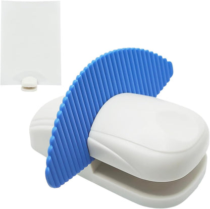 Portable Paper Holder Stand for Desk, Paper Stand for Desk When Typing, Document Holder, Compact Reading Clip Holder, A4 Clamp for Office Typing Reading (White)