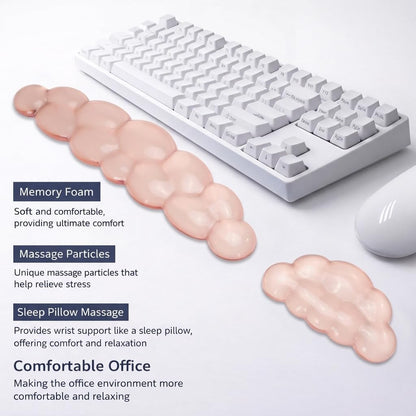 Ultimate Cute Ergonomic Wrist Rest – Instant Relief, Cloud-Like Comfort, Premium Silicone & TPU, Ultra-Soft, Durable, Gift-Boxed for Office, Study, Gaming & More