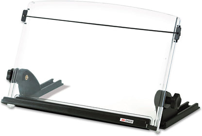 3M DH630 In-Line Document Holder, 14"x5-1/2"x9-1/2", Clear/Black
