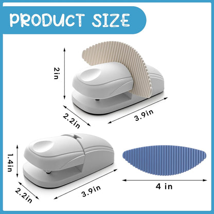 Faccito 3 Pcs Paper Holder Stand for Typing Non-Slip Mat Desktop Folder Document Holder with Anti-Slip Pads Portable Copy Stand Desktop Clamp for A4 Paper Office Reading (White,Blue,Red)