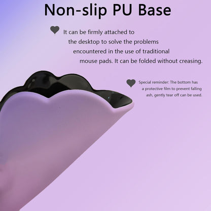 Cloud Wrist Rest Keyboard Pink Mouse Pad Set with Wrist Rest Ergonomic Wrist Pad Memory Foam Non-Slip Base Cute Gradient Wrist Support for Computer Laptop Gaming Home Office Relief Typing Pain