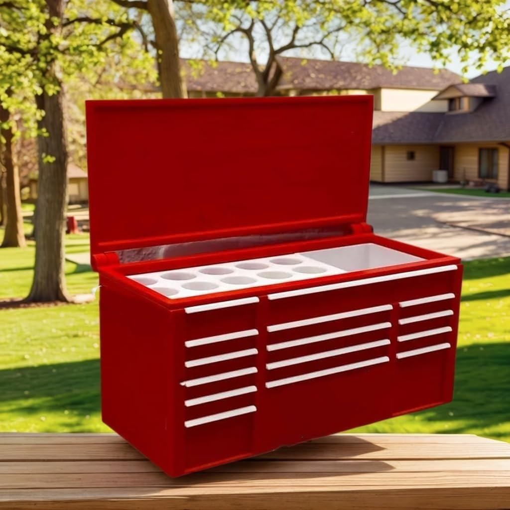For Milwaukee Workbench Toolbox Pen Holder – Tool Box Organizer for Desk, Fits Tools, Pens, Bits – Gift for Mechanics, Woodworkers & DIYers (1 set)
