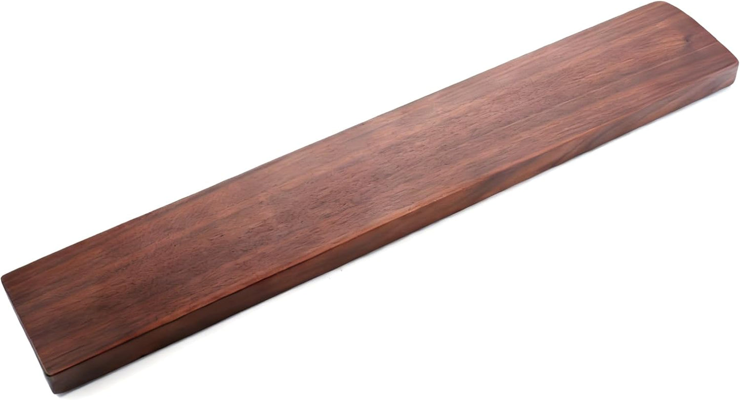 75 Keys Keyboard Wrist Rest - Ergonomic Walnut Wood Palm Rest for Mechanical Keyboard, Non-Slip, Comfortable Typing and Gaming (75 Keys)