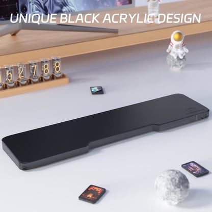 SELORSS Acrylic Keyboard Wrist Rest 98-Key Mechanical Keyboards Ergonomic Palm Rest for Computer Keyboard,Anti-Slip Base,Wrist Pad for Laptop,Office & Home-Easy Typing
