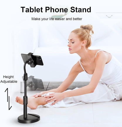 Adjustable Mobile Phone Stand, Tablet Stand, 360 Degree Rotation, Ergonomic Design, Pink