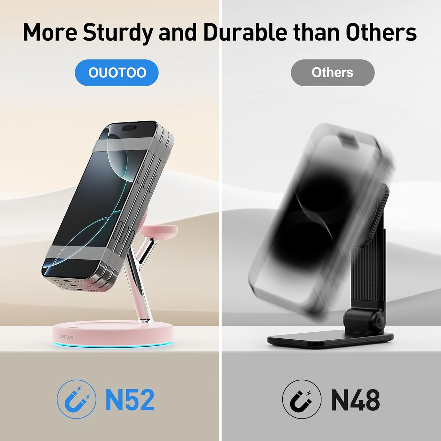 New 3 in 1 Charging Station for Apple Compatible with Magsafe Charger Stand for iPhone 17 16 15 14 13 12 Wireless Charging Station for AirPods Wireless Charger for iWatch Series
