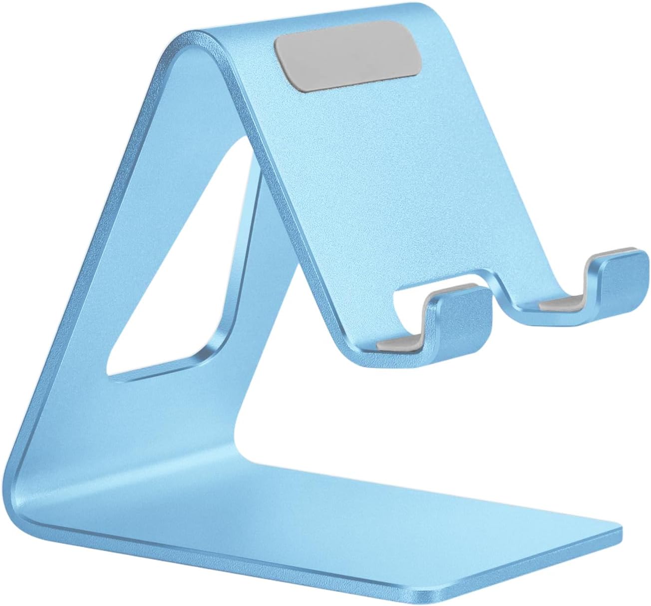 Aoviho Desk Cell Phone Stand Phone Holder, Aluminum Phone Cradle Dock for iPhone17 16 15 14 13 12 pro Mini 11 X Xs max 8 7 6 6s Plus SE Samsung All Smart Phones, Rose Gold