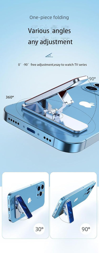 Phone Kickstand,Cell Phone Stand，Vertical and Horizontal Stand,360° rotatable,Works for iPhone 16/16 Plus/16 Pro/16 Pro Max, iPhone 15/14/13 Series, Samsung, and More(Black)