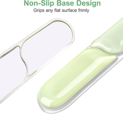 MOSISO Gel Keyboard Wrist Rest&Wrist Support for Mouse, Streamlined Ergonomic Soft Cooling Gel Mousepad Pain Relief Easy Typing Pad Non-Slip Computer Laptop Home/Office, Green