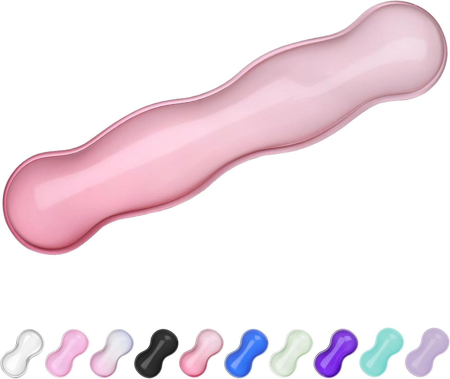Gel Wrist Rest for Keyboard and Mouse, Wrist Rest for Keyboard, Mouse Wrist Support, Pain Relief, Cool Touch, Non-Skid, Keyboard and Mouse Wrist pad Set
