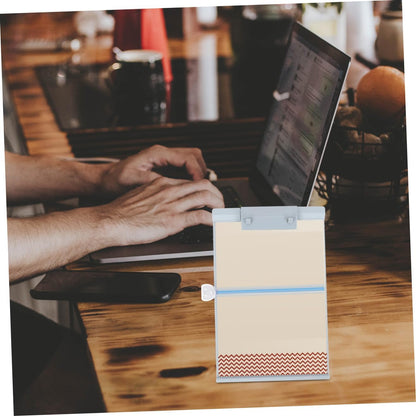 OSALADI Adjustable Paper Holder Stand for Desk Upright Document Holder Reading Line Guide for Home Office Classroom Plastic Copy Stand for Magazines and Documents