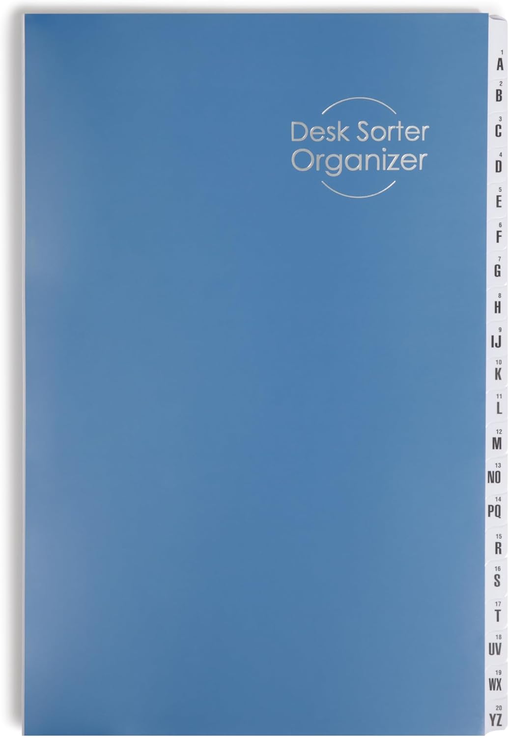 Smead Expandable Desk File Sorter, Alphabetical A–Z Organizer, 20 Laminated Index Dividers, Letter Size, Rosewood (89214)