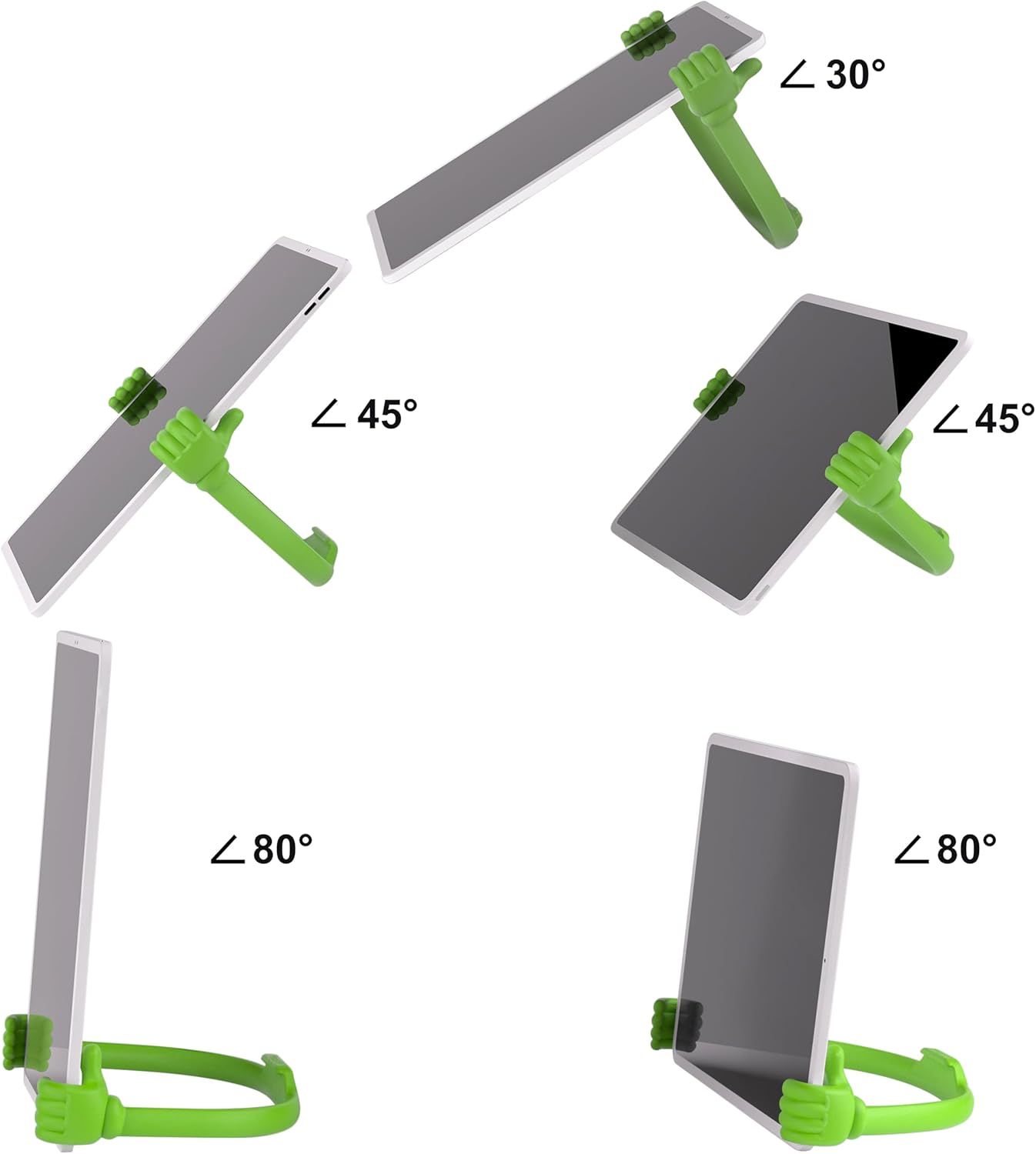 Honsky Thumbs-up Cell Phone Stand Holder,Tablet Stand Cradle for Desk Desktop Smartphone Cellphone Mobile Phone,Tablets - Universal, Adjustable Flexible,Blue