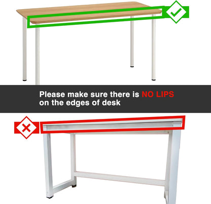 Under Desk Drawer - Super Large Under Table Hidden Drawer Desk Accessories & Workspace Organizers Desktop Storage Pencil Slide Out Organizer with Screw Adhesive Tape Shelf Tray at Office