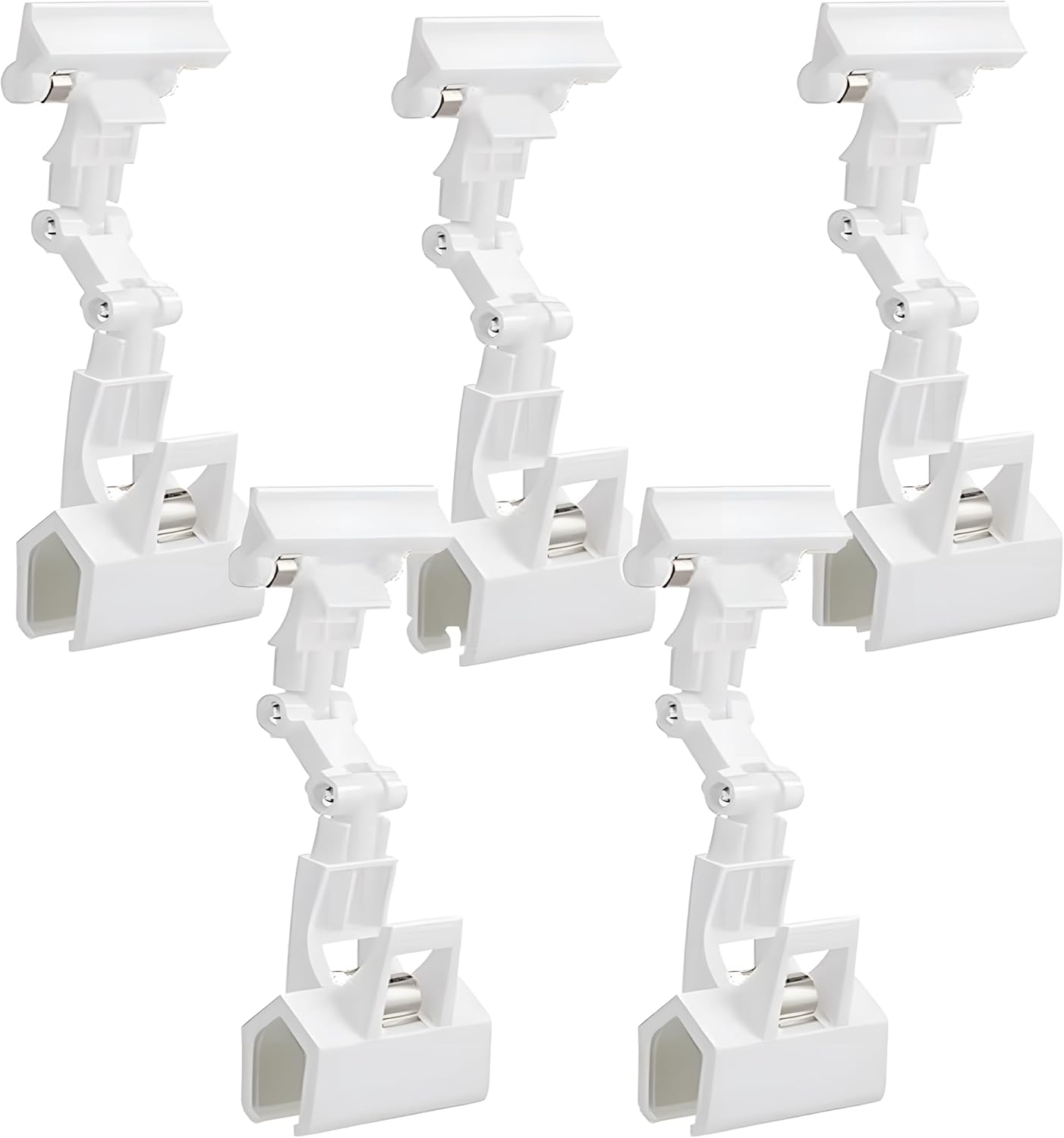 3pcs Sign Clips Clip Holder Sign Holder Clip Paper Holder for Table Top Clip On Sign for Paper Holder Computer Monitor Handy Artist Supplies Holder(Black)