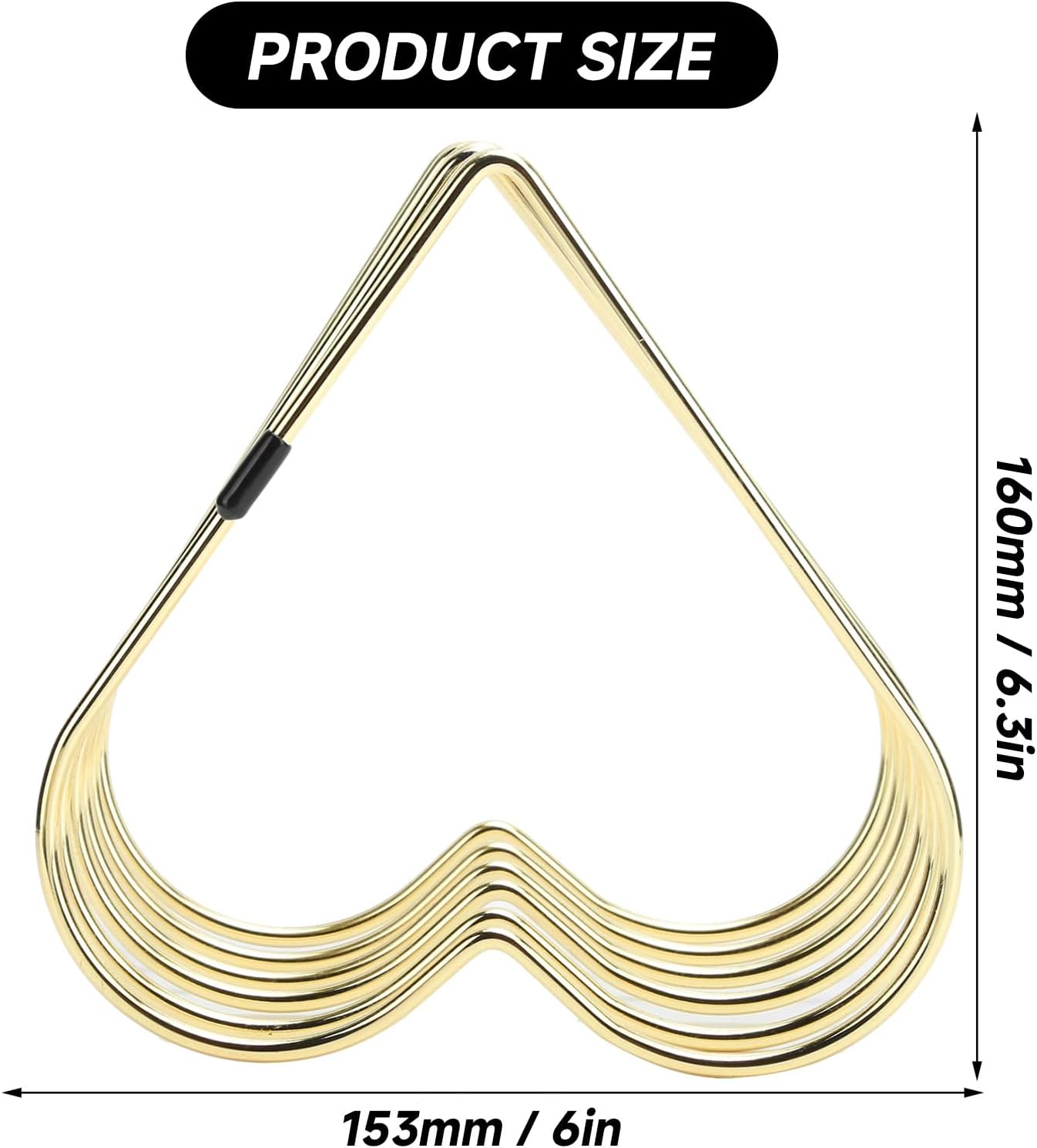 Folder Holder for Desk, Heart Shaped Desk File Organizer Vertical File Holder, 5 Slots Iron Gold File Holder, Telescopic Book File Organizer Stand for Desk File, Gold